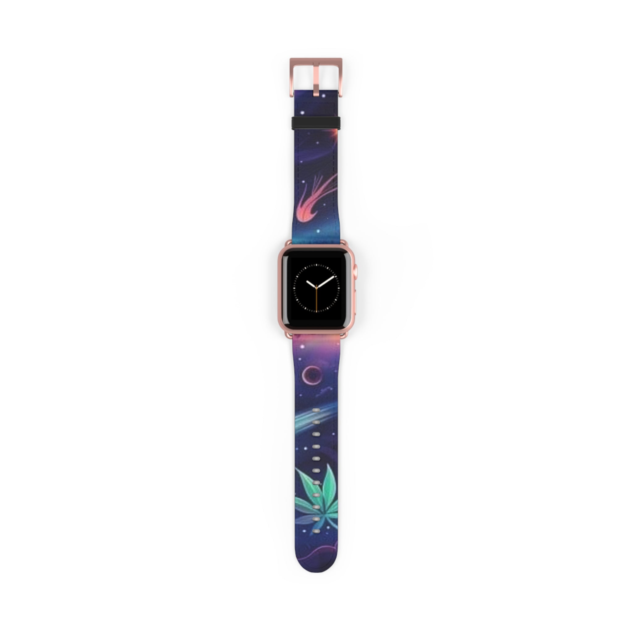 Cosmic Galaxy Watch Band, Colorful Space Themed Accessory, Stylish Fitbit Strap for Teens, Unique Gift for Astronomers, Ideal for Birthdays Printify
