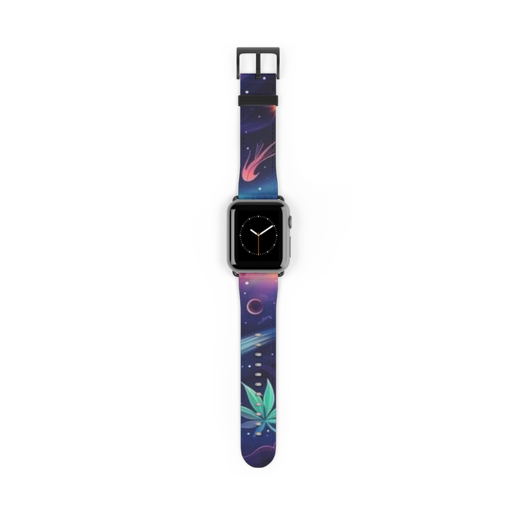 Cosmic Galaxy Watch Band, Colorful Space Themed Accessory, Stylish Fitbit Strap for Teens, Unique Gift for Astronomers, Ideal for Birthdays Printify