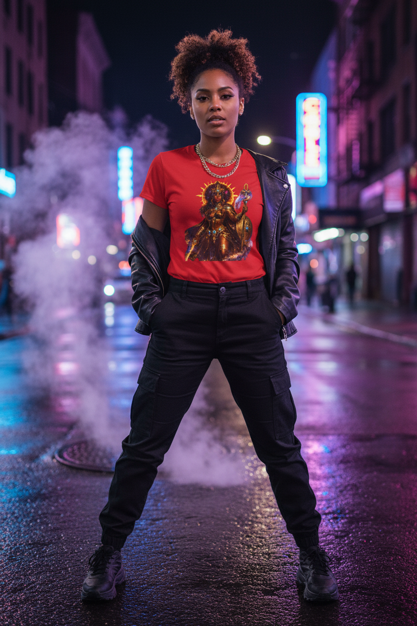 Cosmic Queen Streetwear Night City Lifestyle