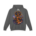 JR Vortex Cosmic Goddess Hoodie with celestial goddess, moon and planets graphic