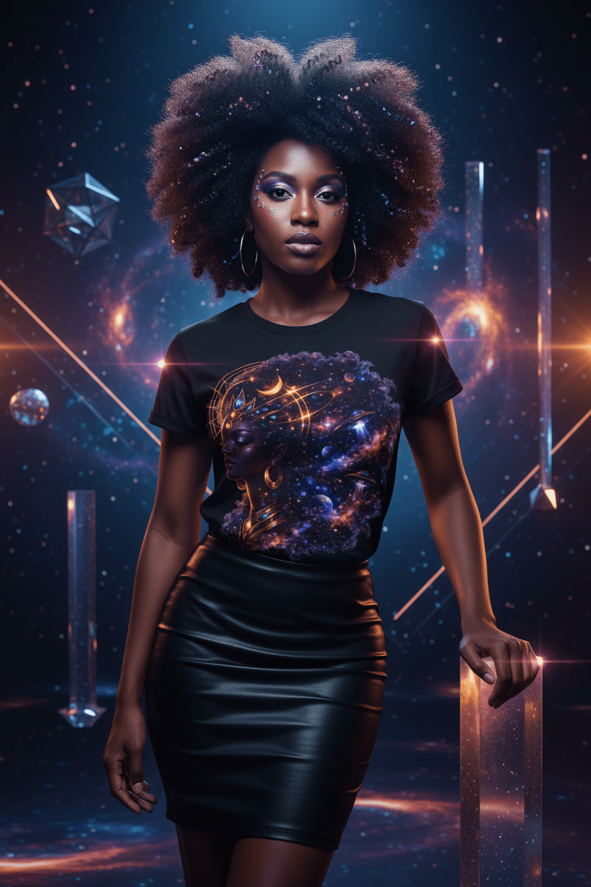 Cosmic Afro Afrofuturism Studio Lifestyle