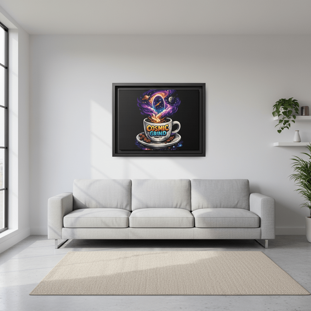 Cosmic Grind Poster Living Room Lifestyle