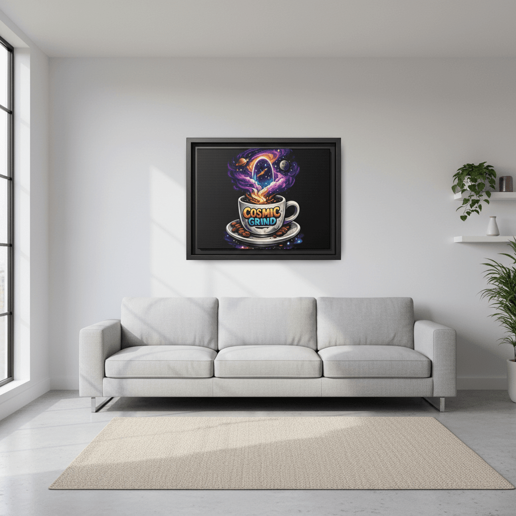 Cosmic Grind Poster Living Room Lifestyle