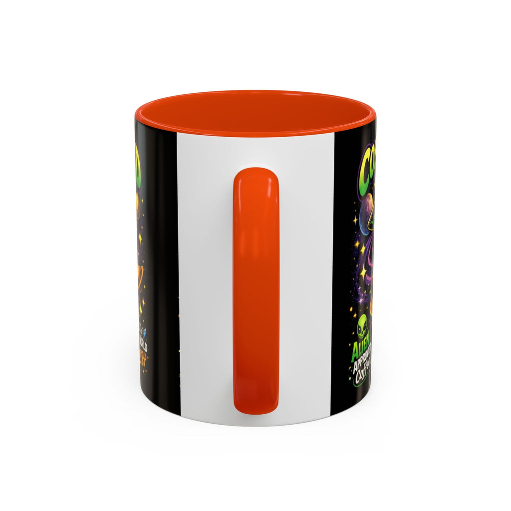 Cosmic Grind Coffee Mug — "Alien Approved" Colorful 11/15oz Ceramic Printify