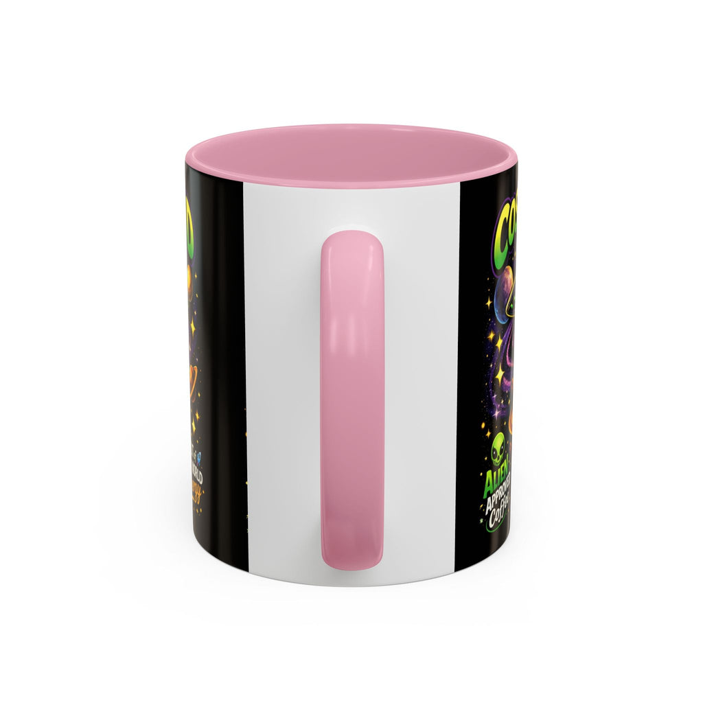 Cosmic Grind Coffee Mug — "Alien Approved" Colorful 11/15oz Ceramic Printify