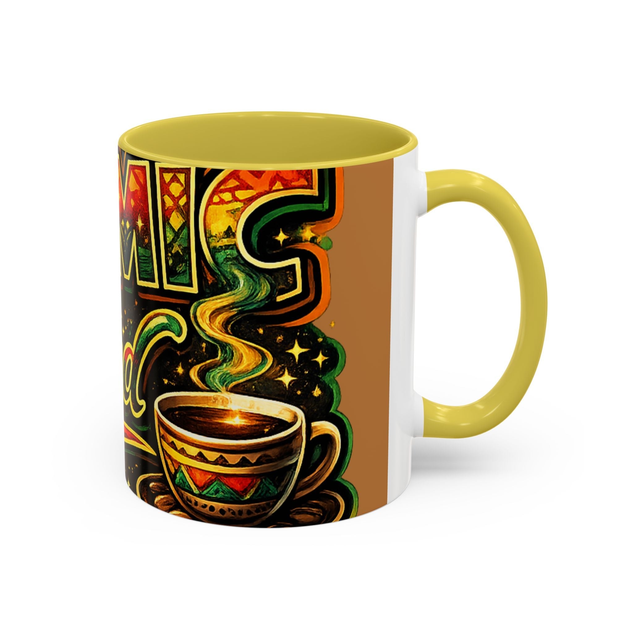 Cosmic Grind Coffee Mug — Colorful 11oz/15oz Ceramic Cup Printify