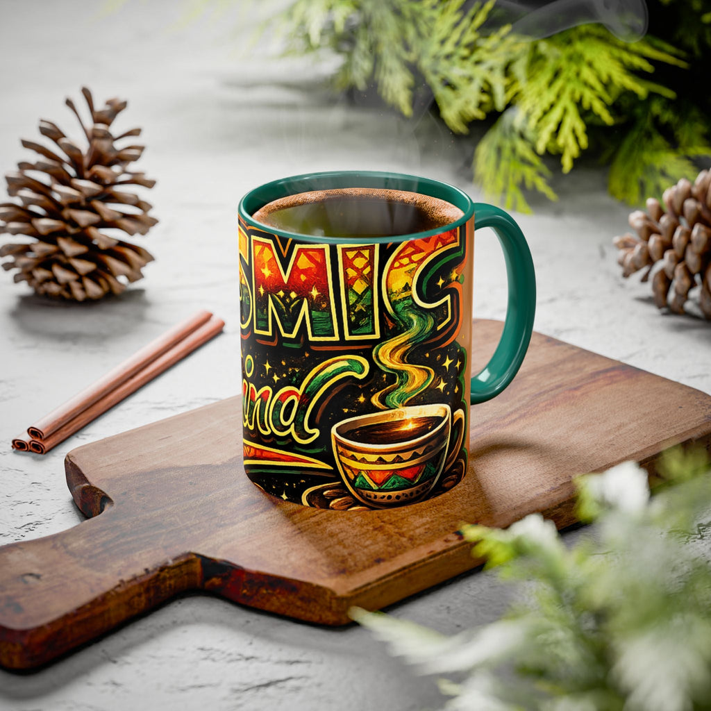 Cosmic Grind Coffee Mug — Colorful 11oz/15oz Ceramic Cup Printify