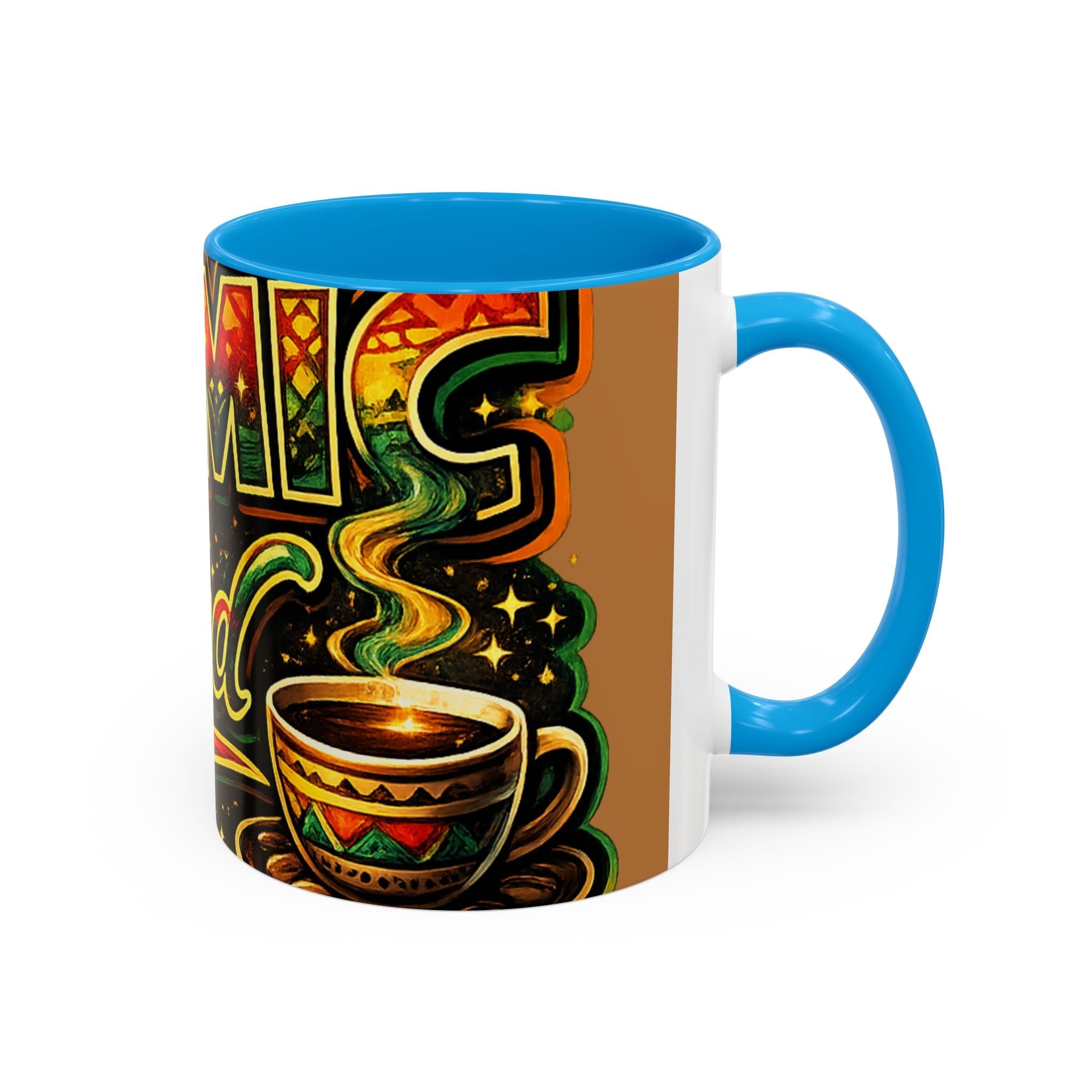 Cosmic Grind Coffee Mug — Colorful 11oz/15oz Ceramic Cup Printify