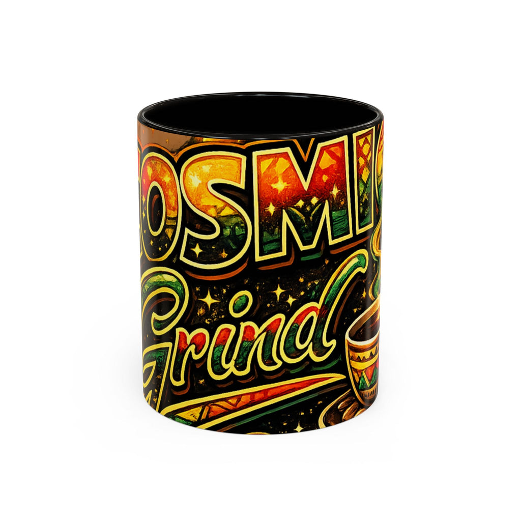 Cosmic Grind Coffee Mug — Colorful 11oz/15oz Ceramic Cup Printify