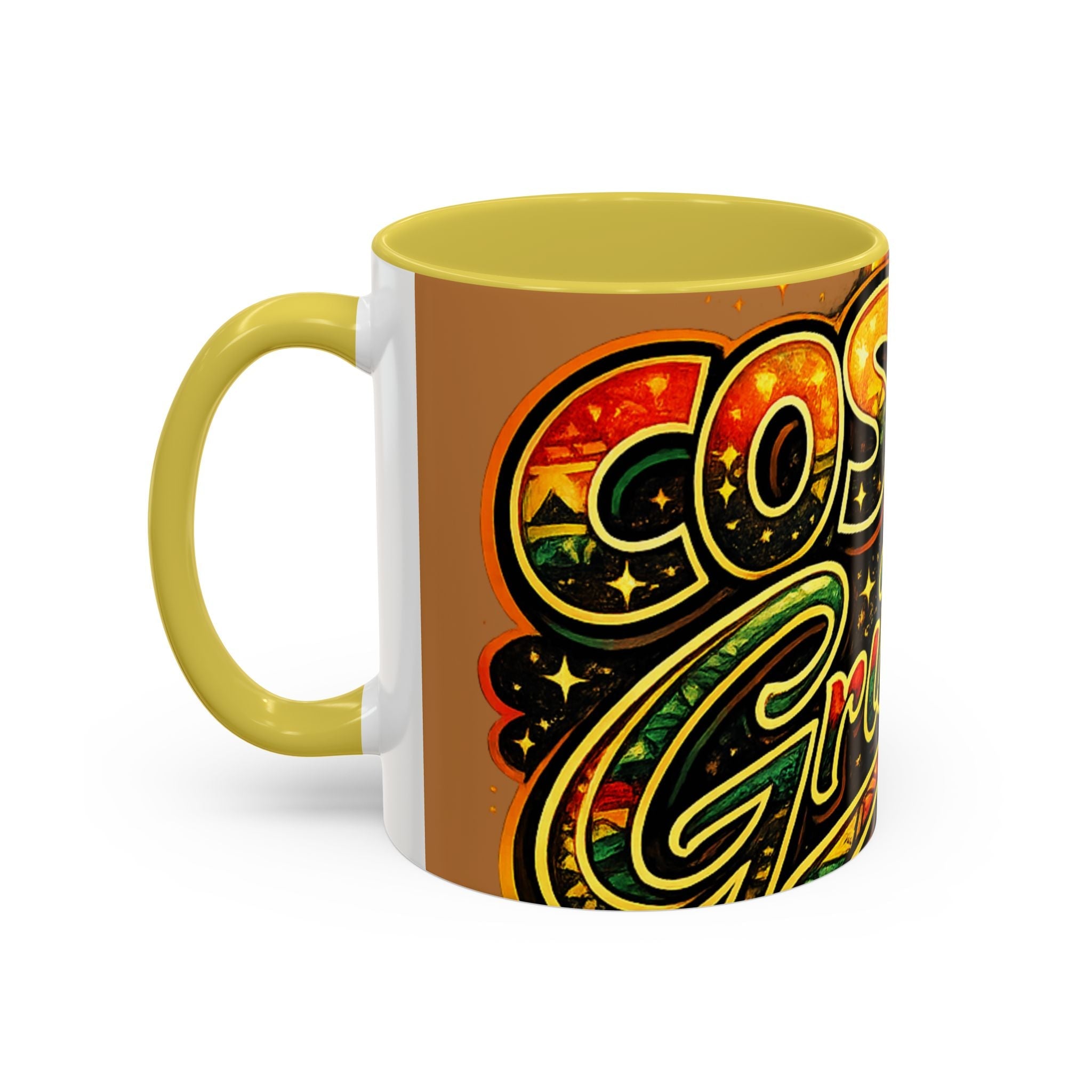 Cosmic Grind Coffee Mug — Colorful 11oz/15oz Ceramic Cup Printify