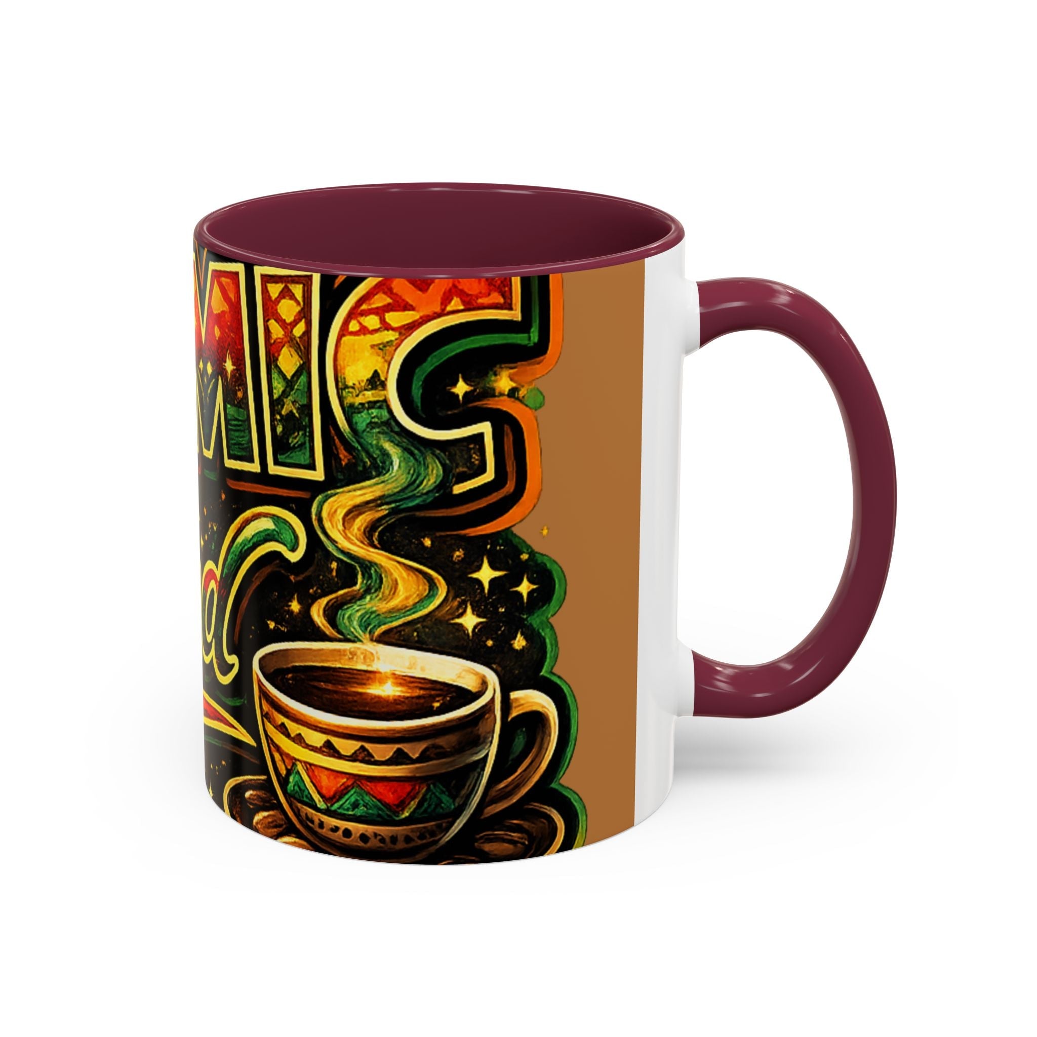 Cosmic Grind Coffee Mug — Colorful 11oz/15oz Ceramic Cup Printify