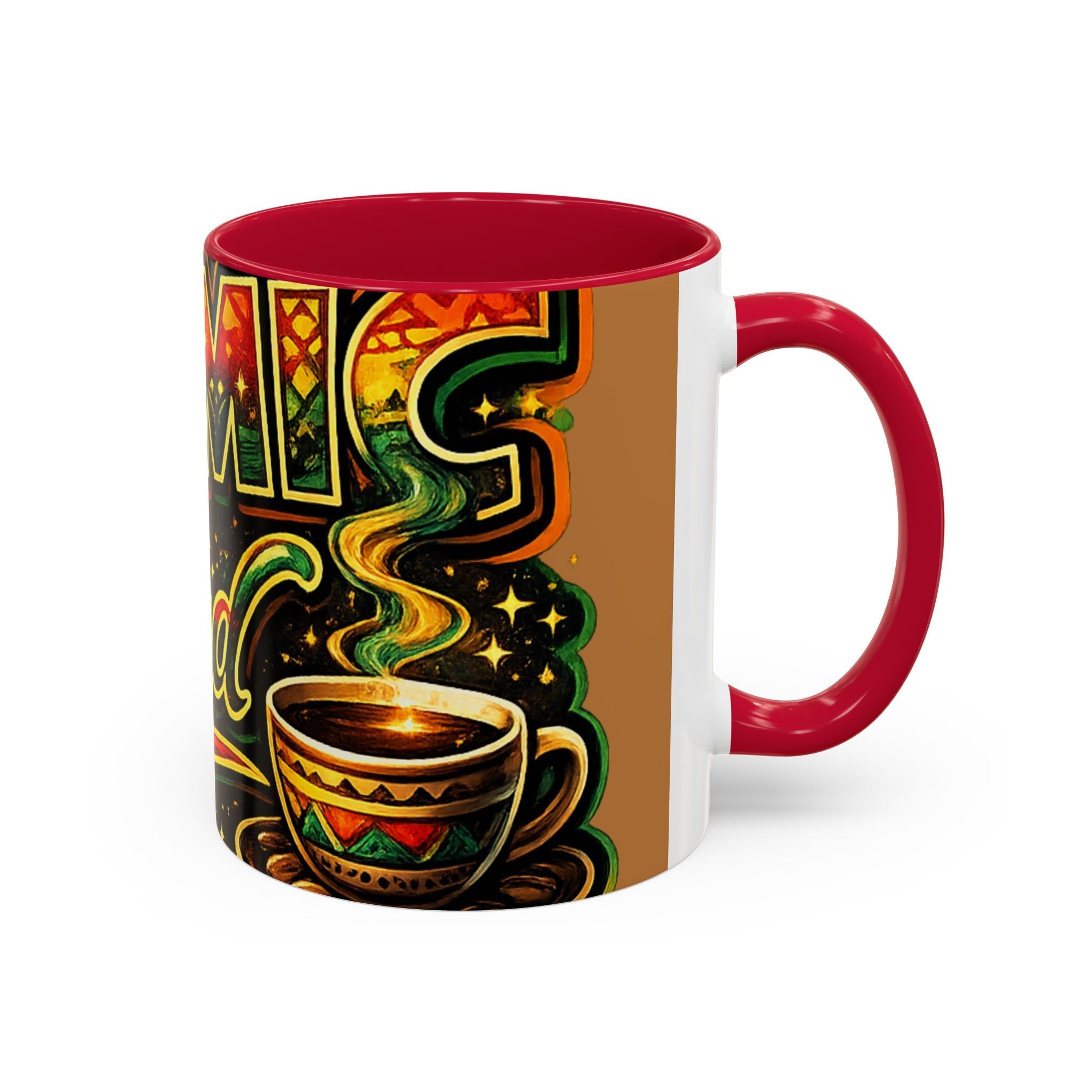 Cosmic Grind Coffee Mug — Colorful 11oz/15oz Ceramic Cup Printify