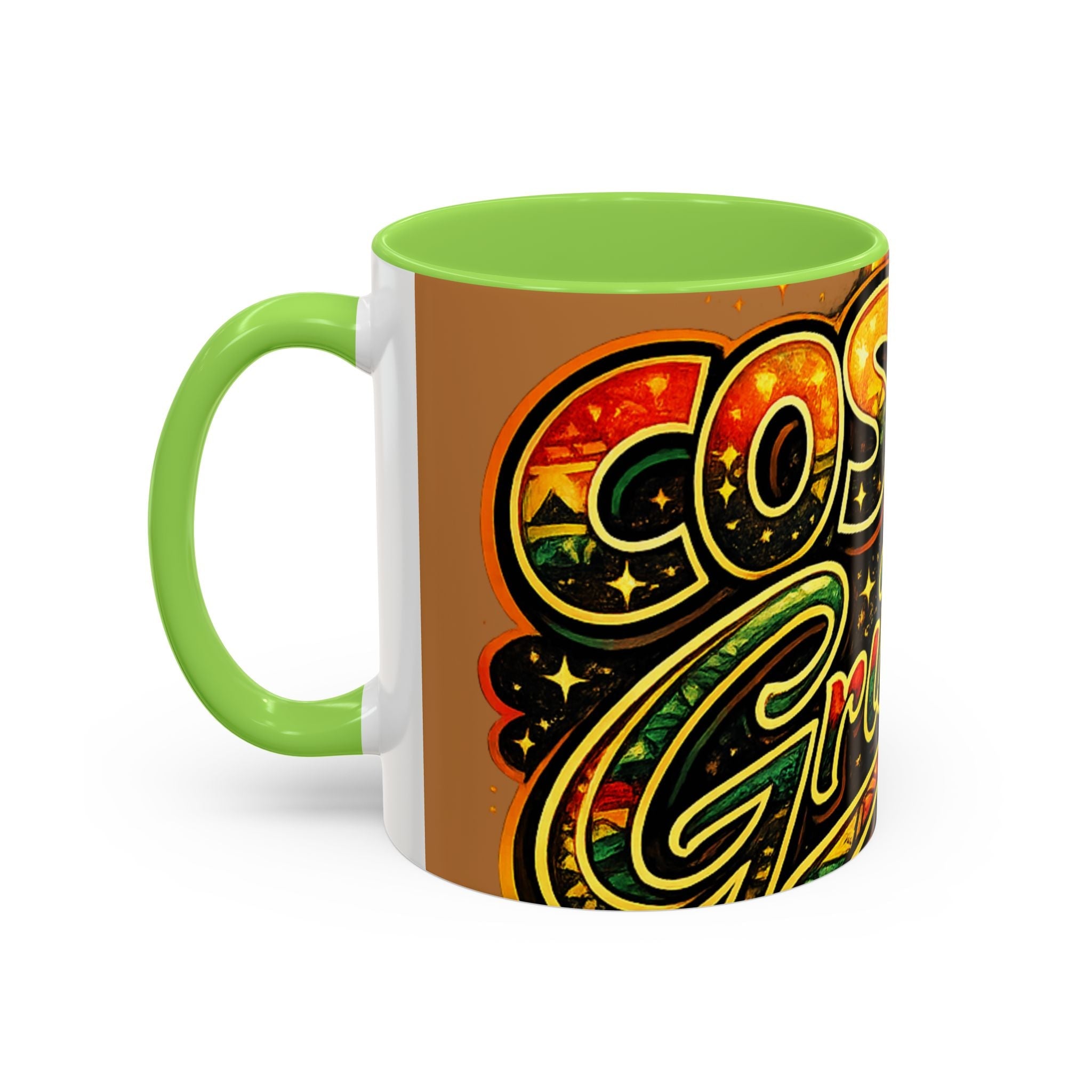 Cosmic Grind Coffee Mug — Colorful 11oz/15oz Ceramic Cup Printify