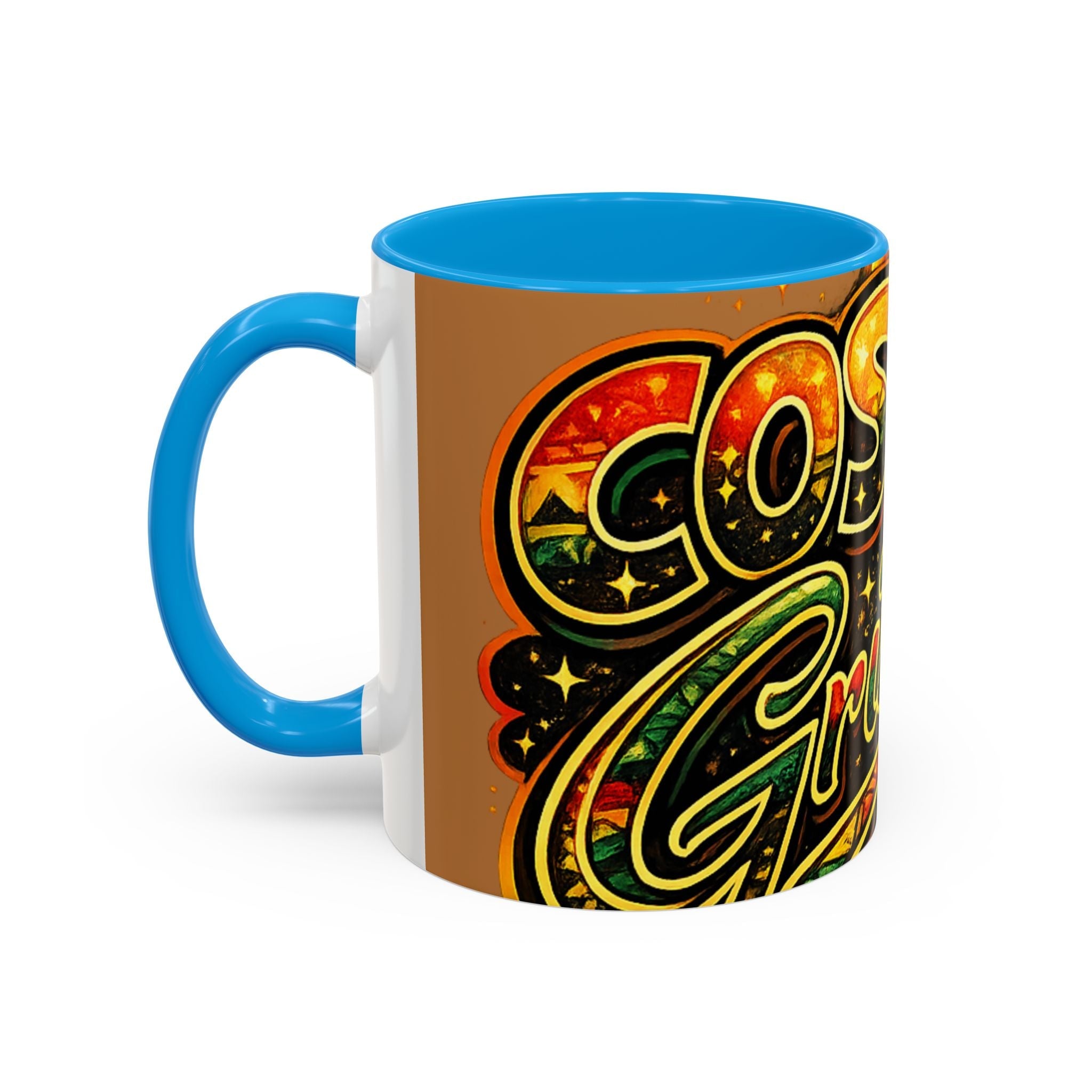 Cosmic Grind Coffee Mug — Colorful 11oz/15oz Ceramic Cup Printify
