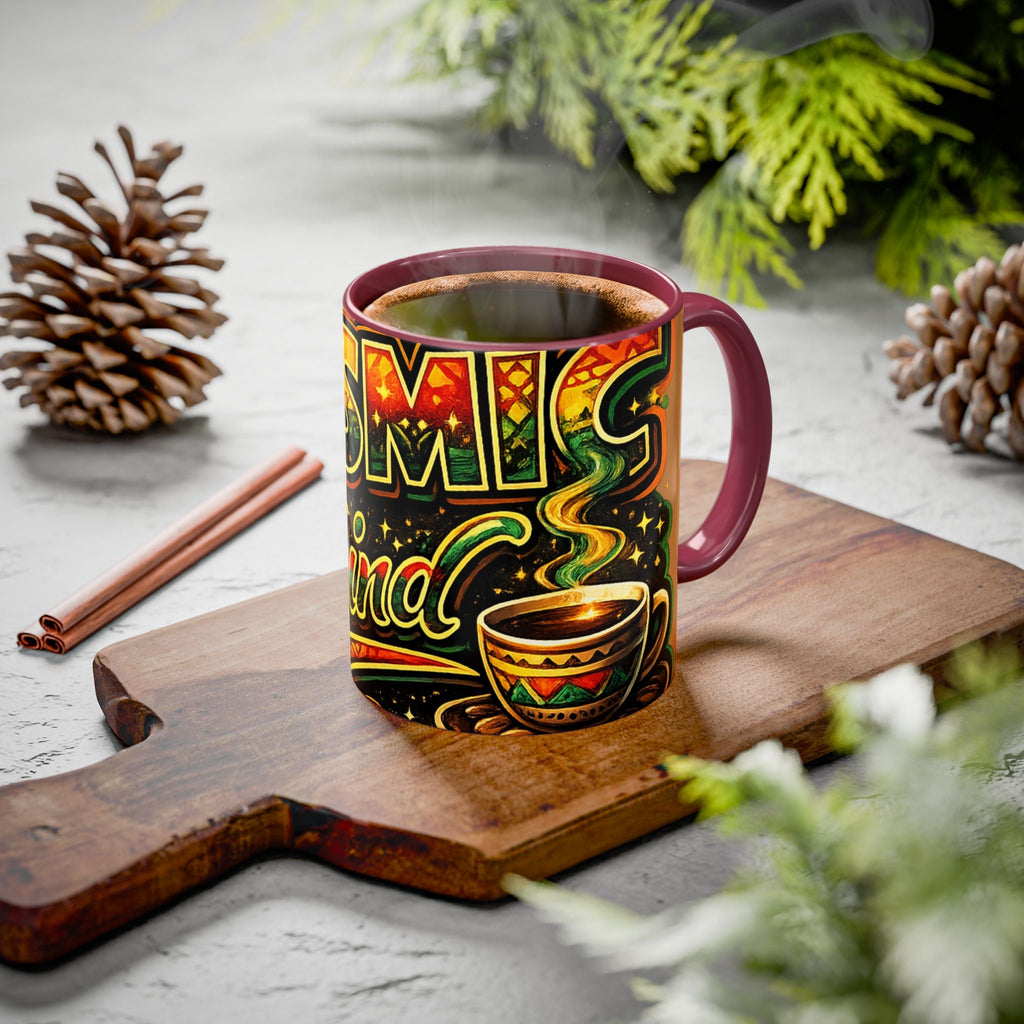 Cosmic Grind Coffee Mug — Colorful 11oz/15oz Ceramic Cup Printify