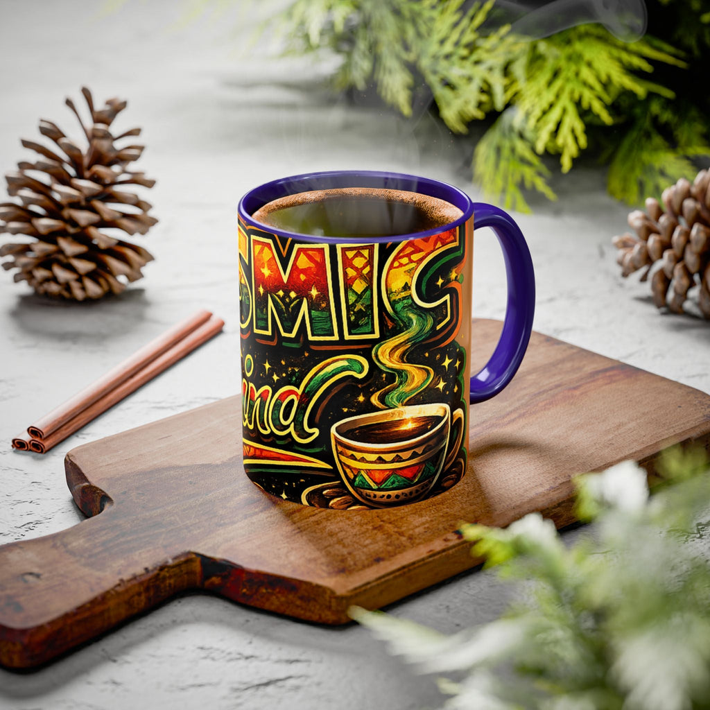 Cosmic Grind Coffee Mug — Colorful 11oz/15oz Ceramic Cup Printify