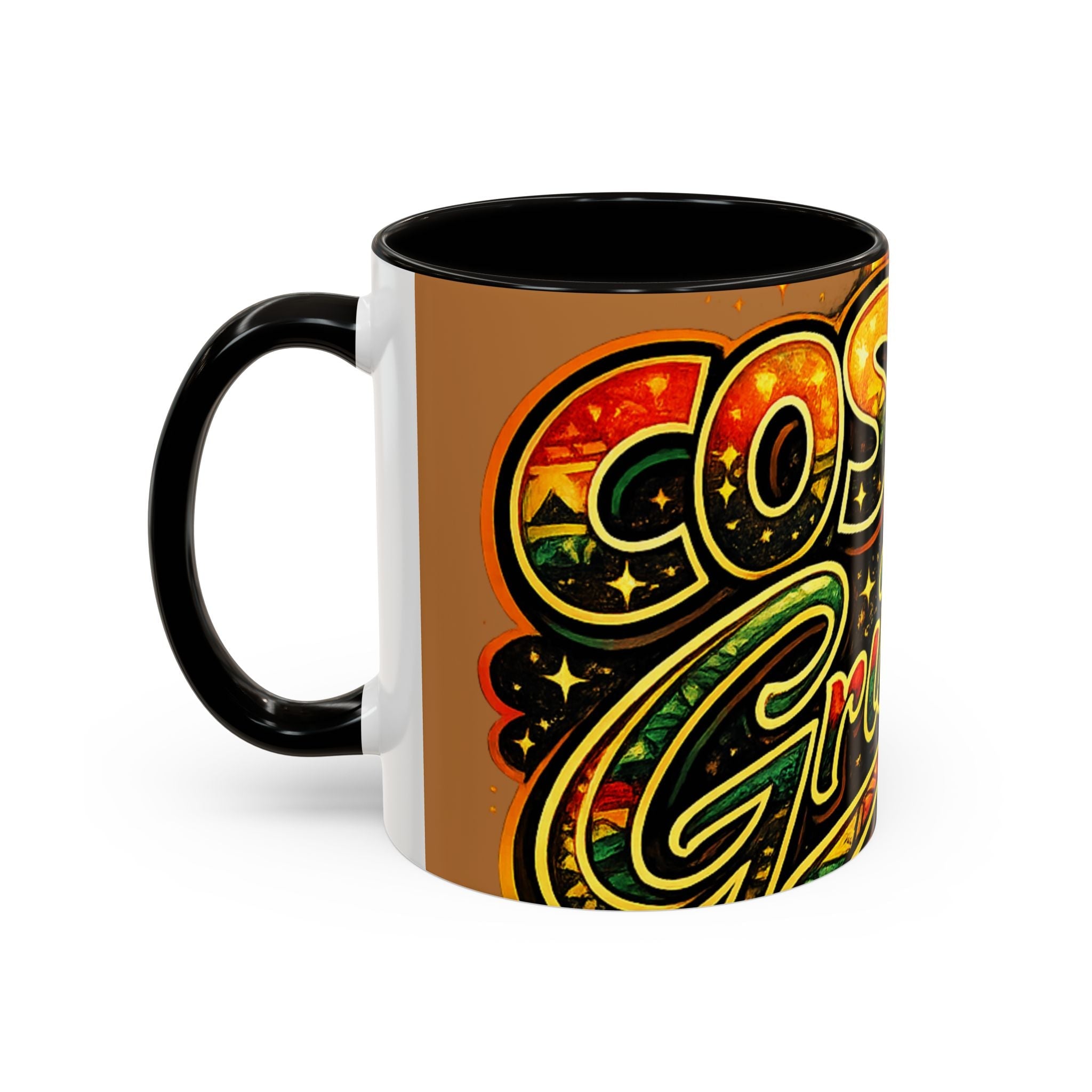 Cosmic Grind Coffee Mug — Colorful 11oz/15oz Ceramic Cup Printify