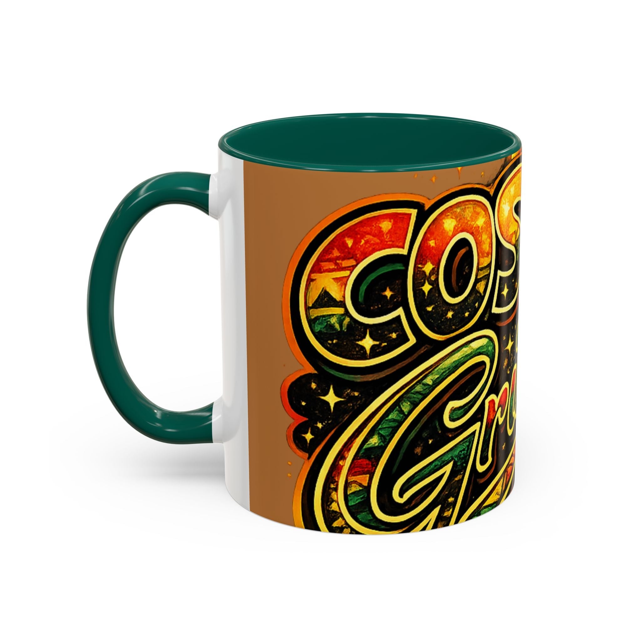 Cosmic Grind Coffee Mug — Colorful 11oz/15oz Ceramic Cup Printify