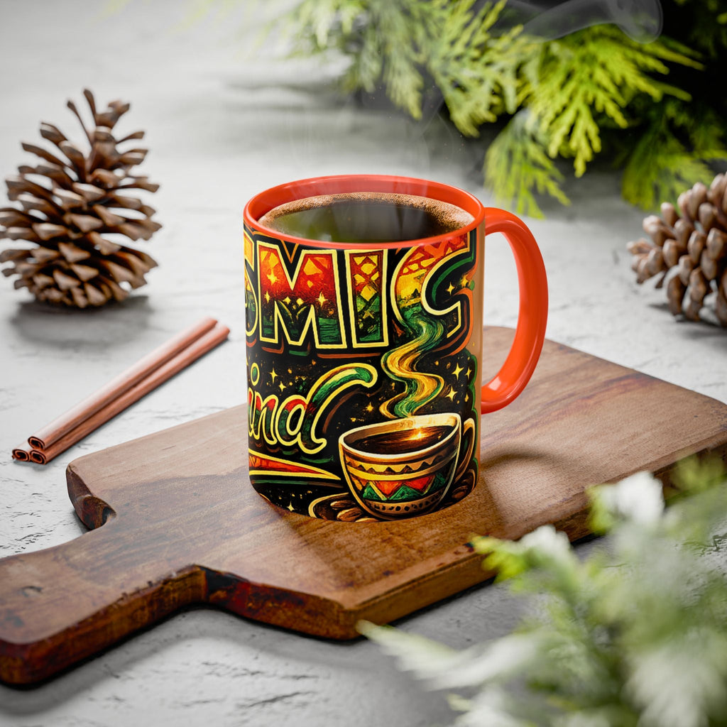 Cosmic Grind Coffee Mug — Colorful 11oz/15oz Ceramic Cup Printify