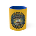 Cosmic Grind Coffee Mug — "Fuel the Rebellion" Retro Sci-Fi Accent Mug Printify