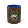 Cosmic Grind Coffee Mug — “Fuel the Rebellion” Retro Sci-Fi Mug Printify
