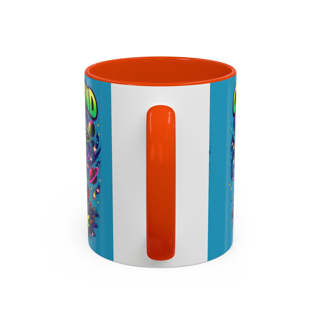 Cosmic Grind Coffee Mug — "Too Cosmic for Decaf" Colorful 11oz/15oz Printify