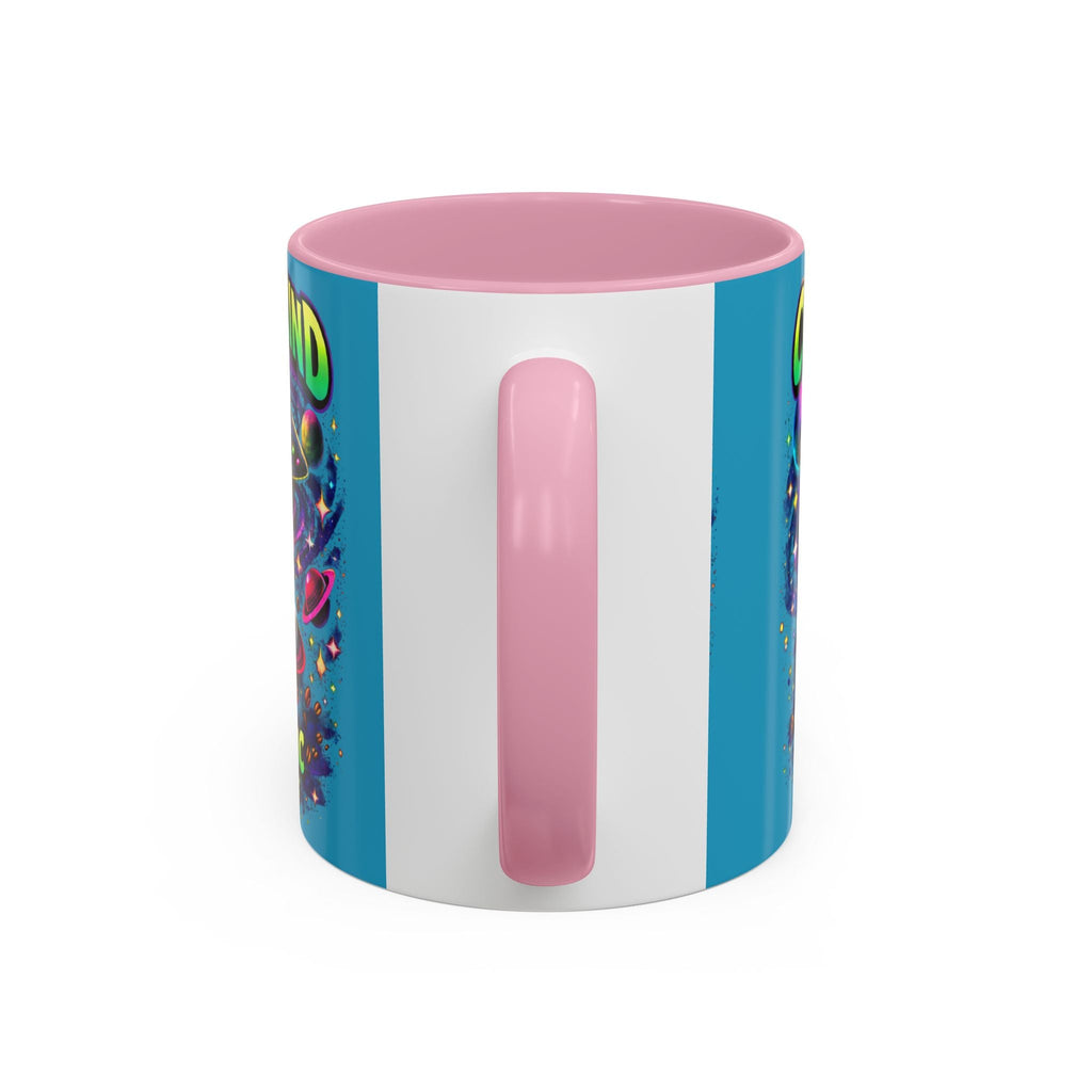 Cosmic Grind Coffee Mug — "Too Cosmic for Decaf" Colorful 11oz/15oz Printify