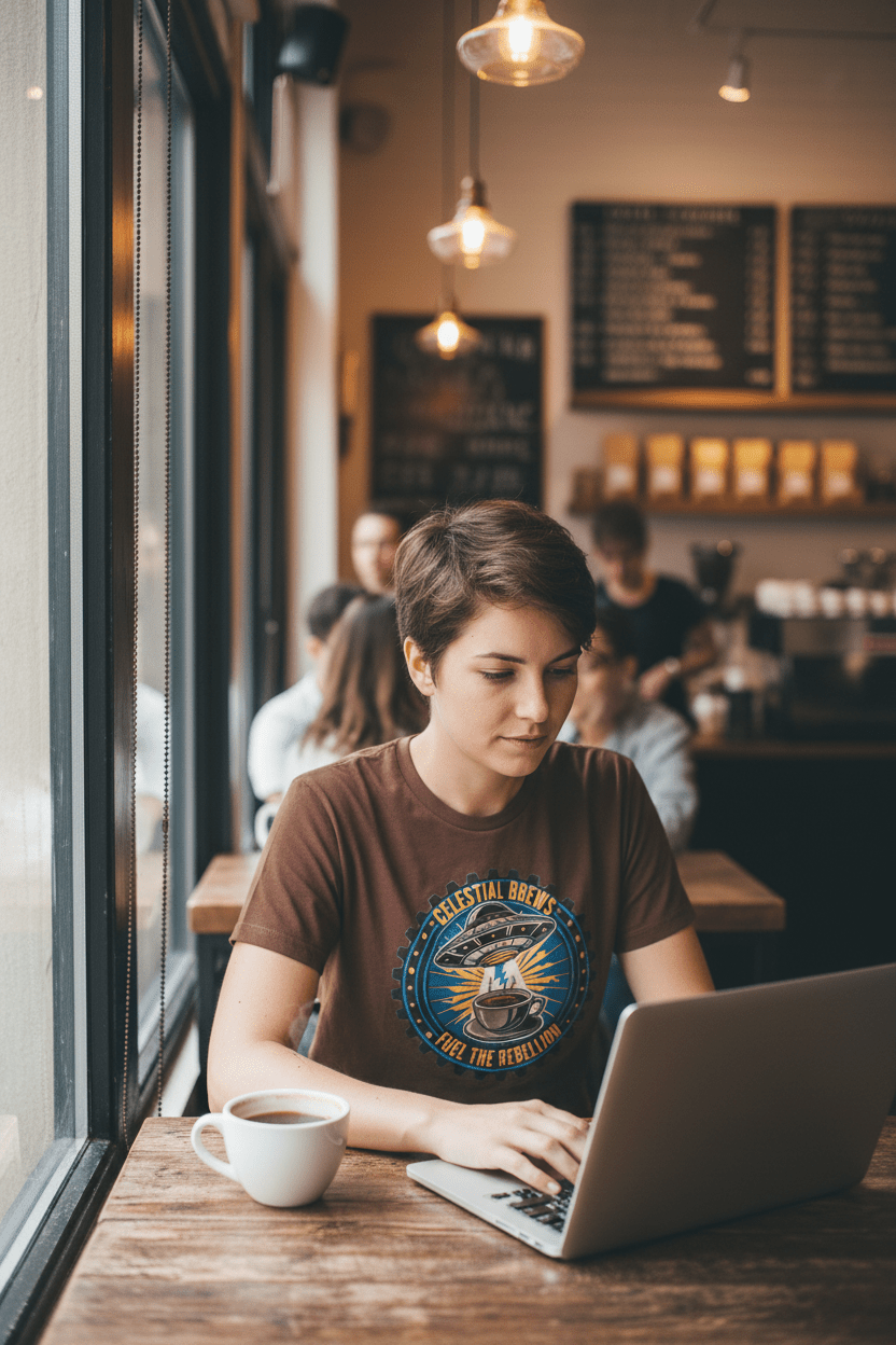 Celestial Brews Coffee Shop Lifestyle