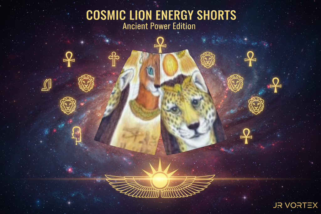 Cosmic Lion Energy Shorts — Ancient Power Edition