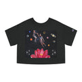 Cosmic Love Cropped T-Shirt for Women | Astrology Inspired Graphic Tee Printify