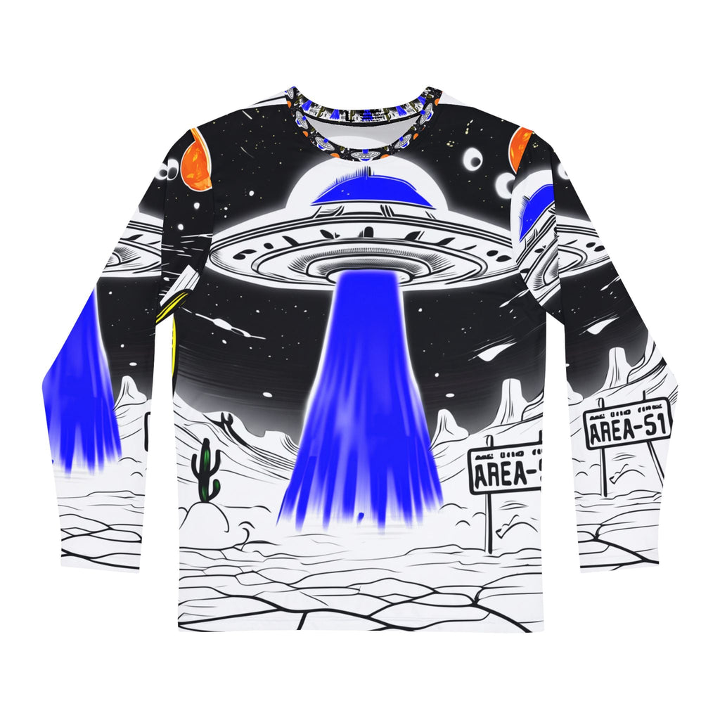 JR Vortex — “Blue Beam Encounter” AOP Long Sleeve Printify