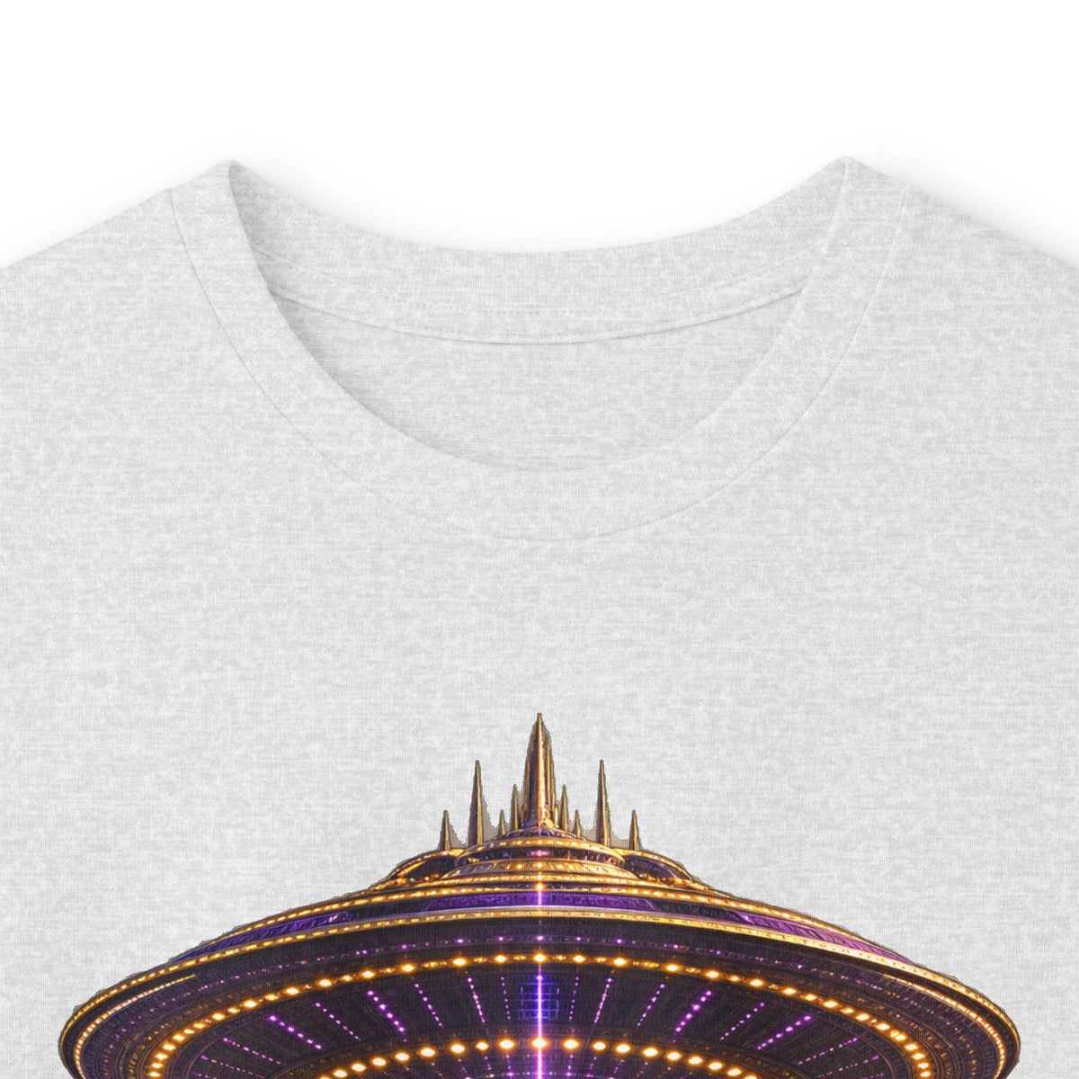 Cosmic Queen Afrofuturist long sleeve graphic tee by JR Vortex, alternate view