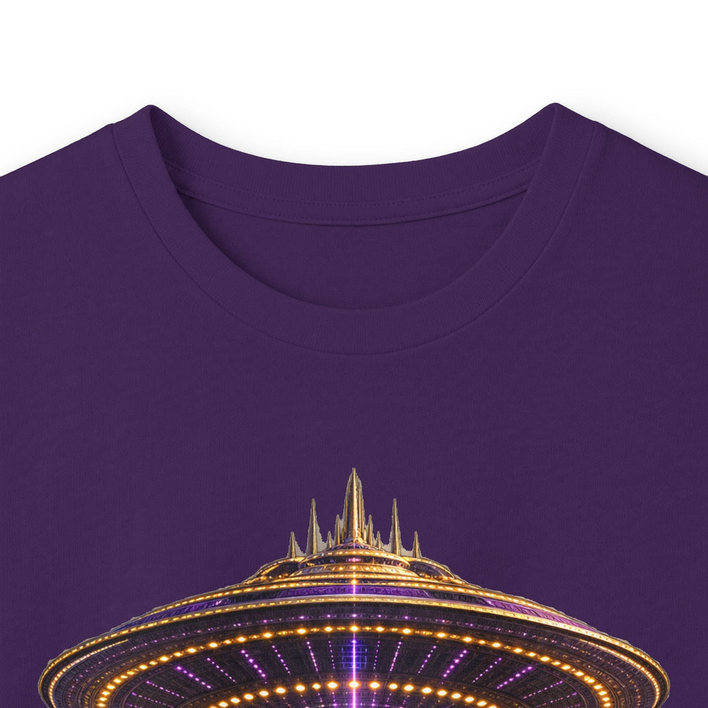 Cosmic Queen Afrofuturist long sleeve graphic tee by JR Vortex, alternate view