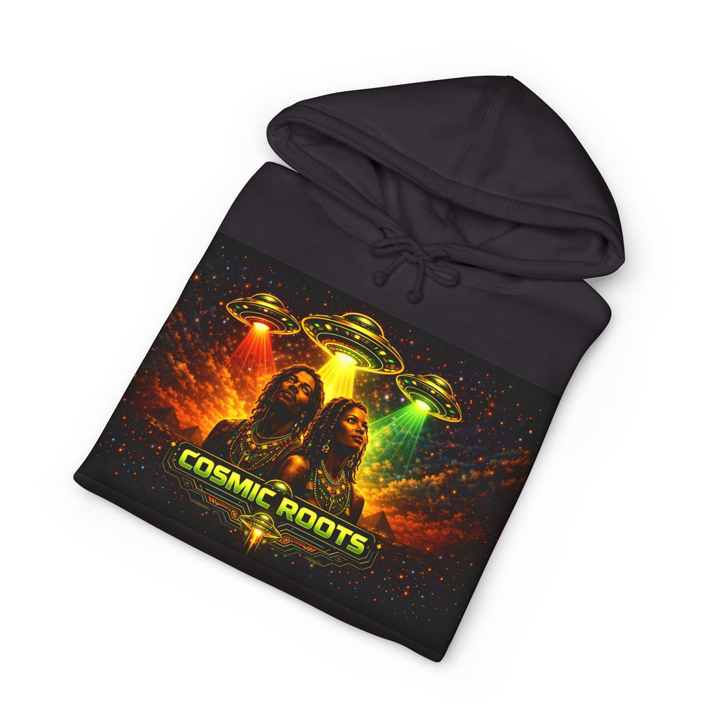 Cosmic Roots Hoodie | JR Vortex Afrofuturism Collection Printify