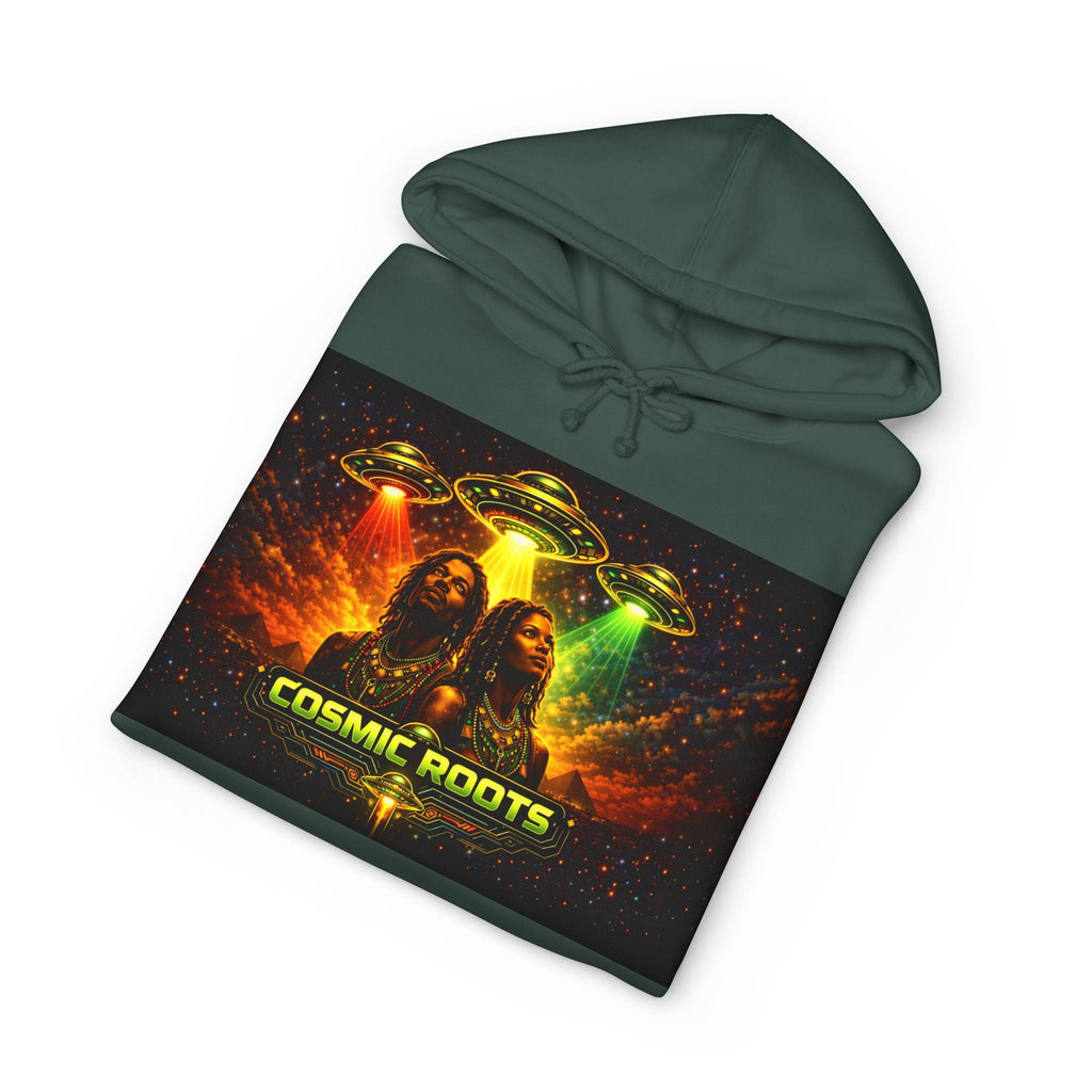 Cosmic Roots Hoodie | JR Vortex Afrofuturism Collection Printify