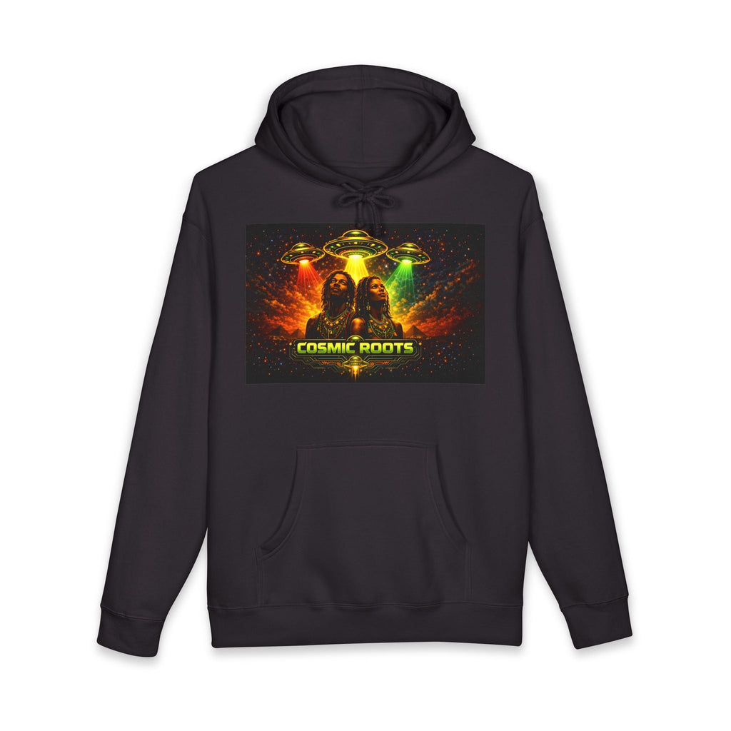 Cosmic Roots Hoodie | JR Vortex Afrofuturism Collection Printify