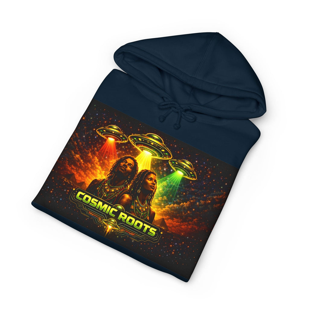 Cosmic Roots Hoodie | JR Vortex Afrofuturism Collection Printify
