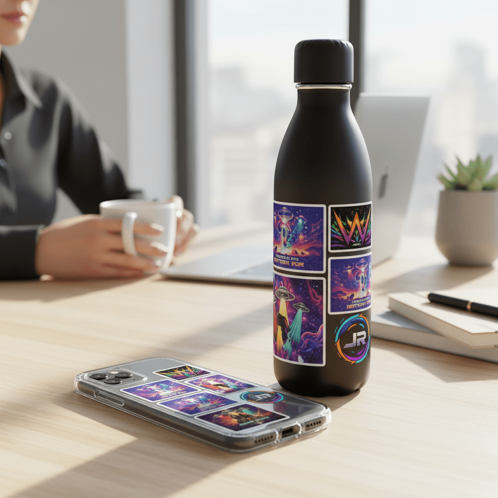 JR Vortex Stickers Phone Water Bottle Lifestyle