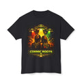 Cosmic Roots Tee — Afrofuturism UFO Streetwear Printify