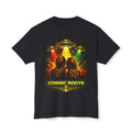 Cosmic Roots Tee — Afrofuturism UFO Streetwear Printify