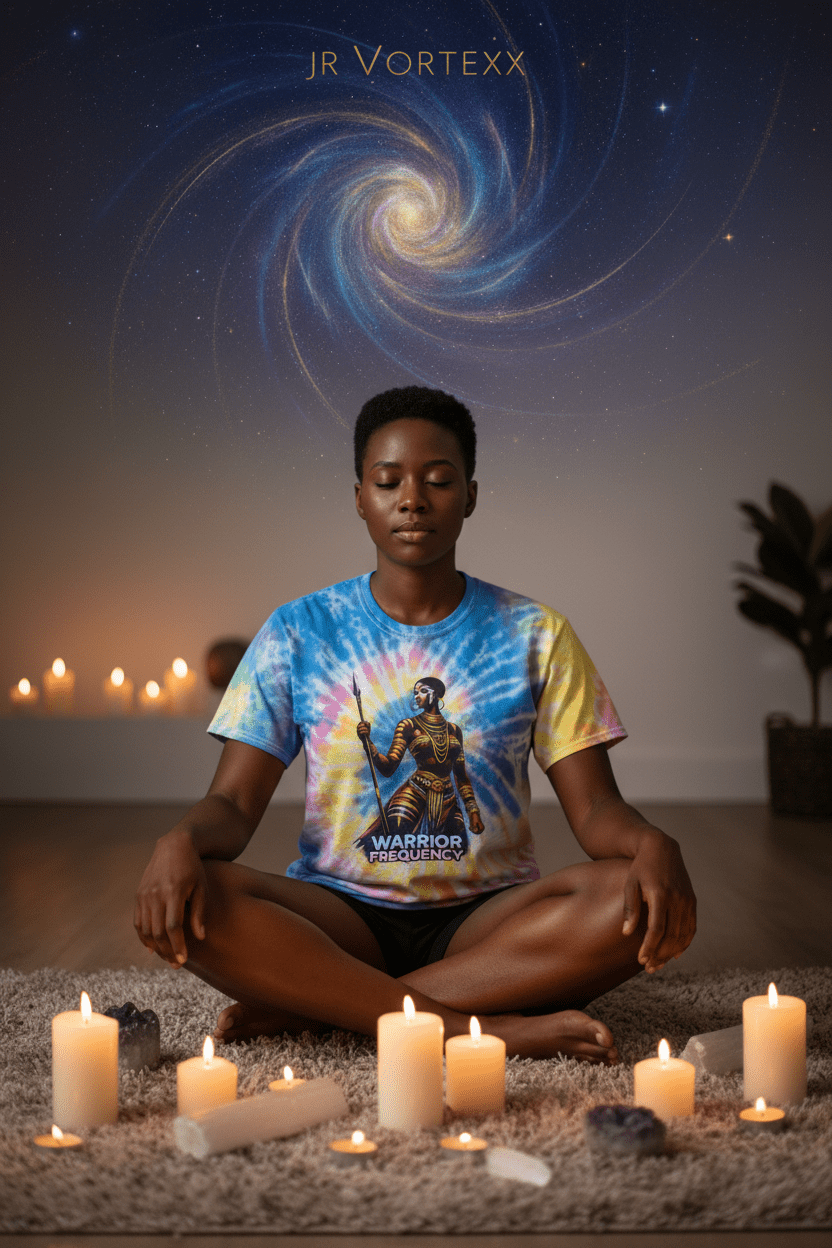 Warrior Frequency Tie-Dye Spiritual Cosmic Lifestyle