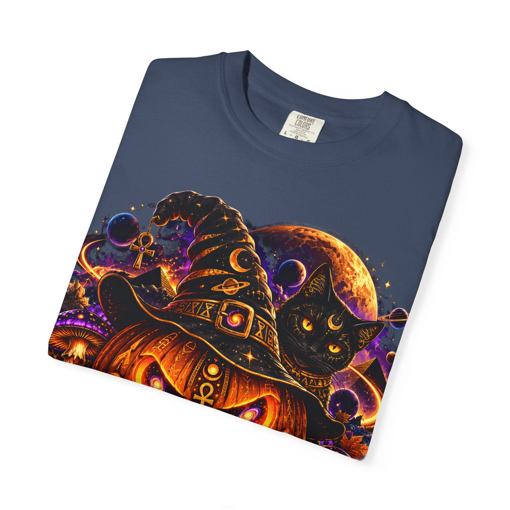 Cosmic Witch Pumpkin T-Shirt – Spooky Halloween Streetwear