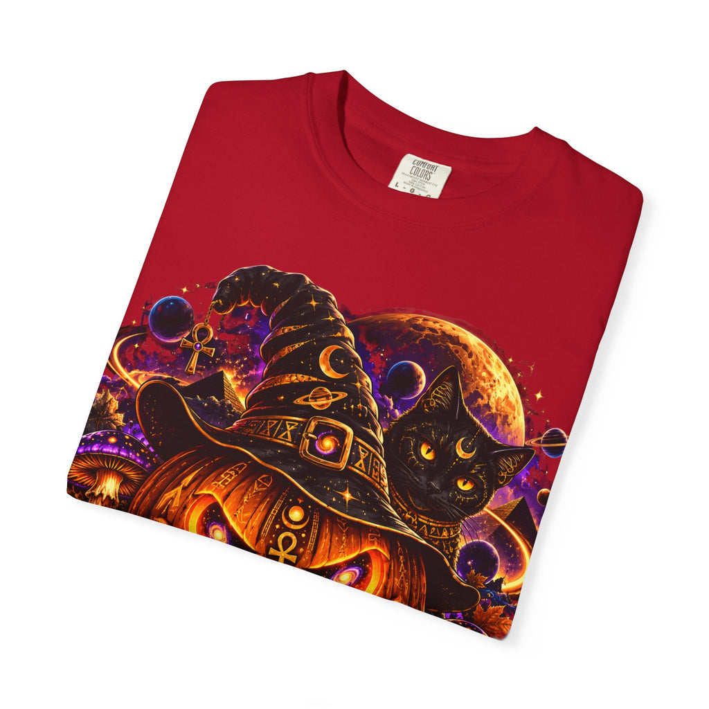 Cosmic Witch Pumpkin T-Shirt – Spooky Halloween Streetwear