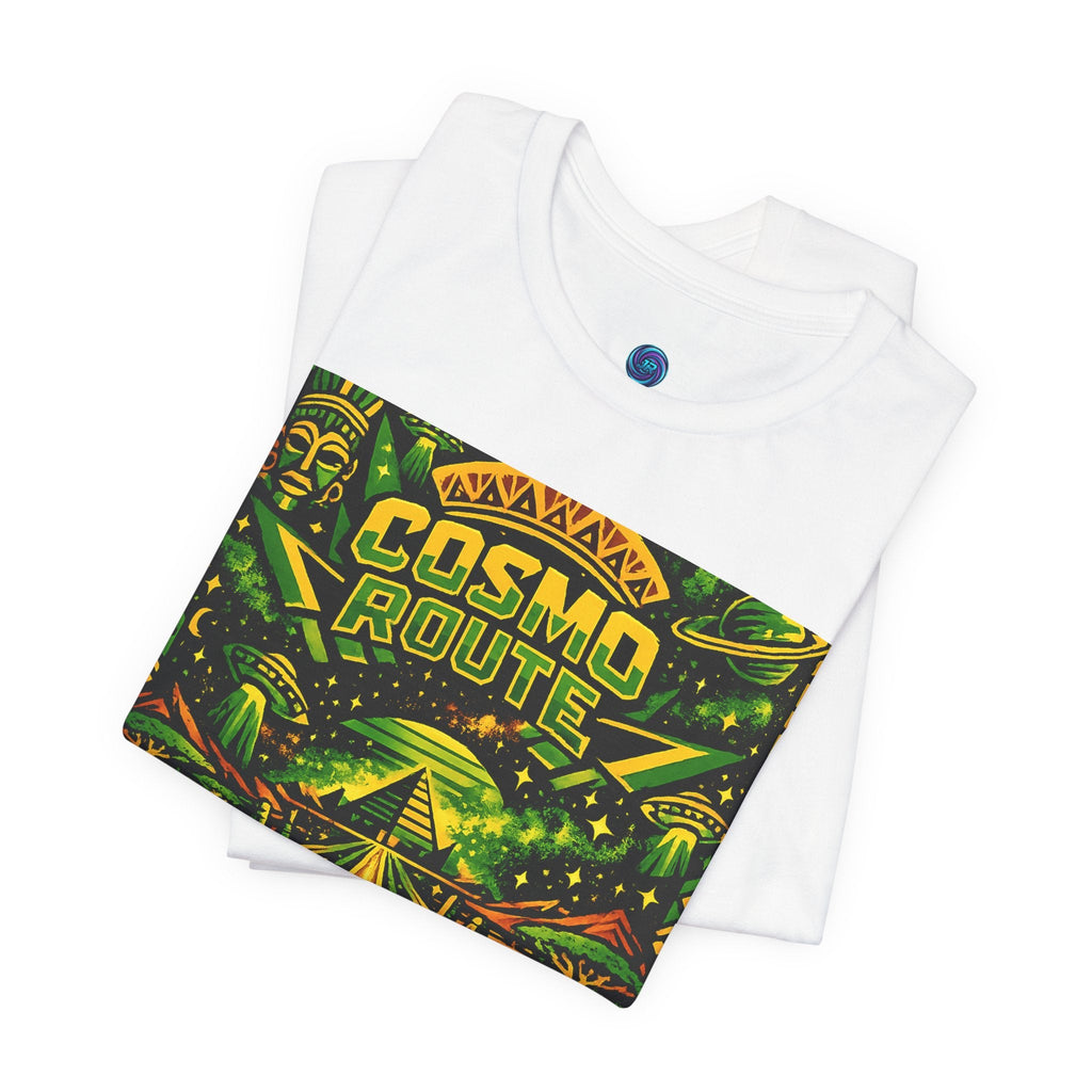 Cosmo Route / Ether Rising  ✅️✅️✅️ Tee — Cosmic Roots Collection Printify