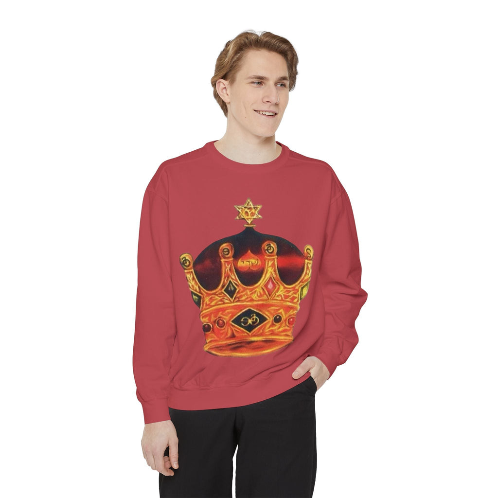 Crown Graphic Unisex Sweatshirt - Stylish & Comfortable Printify