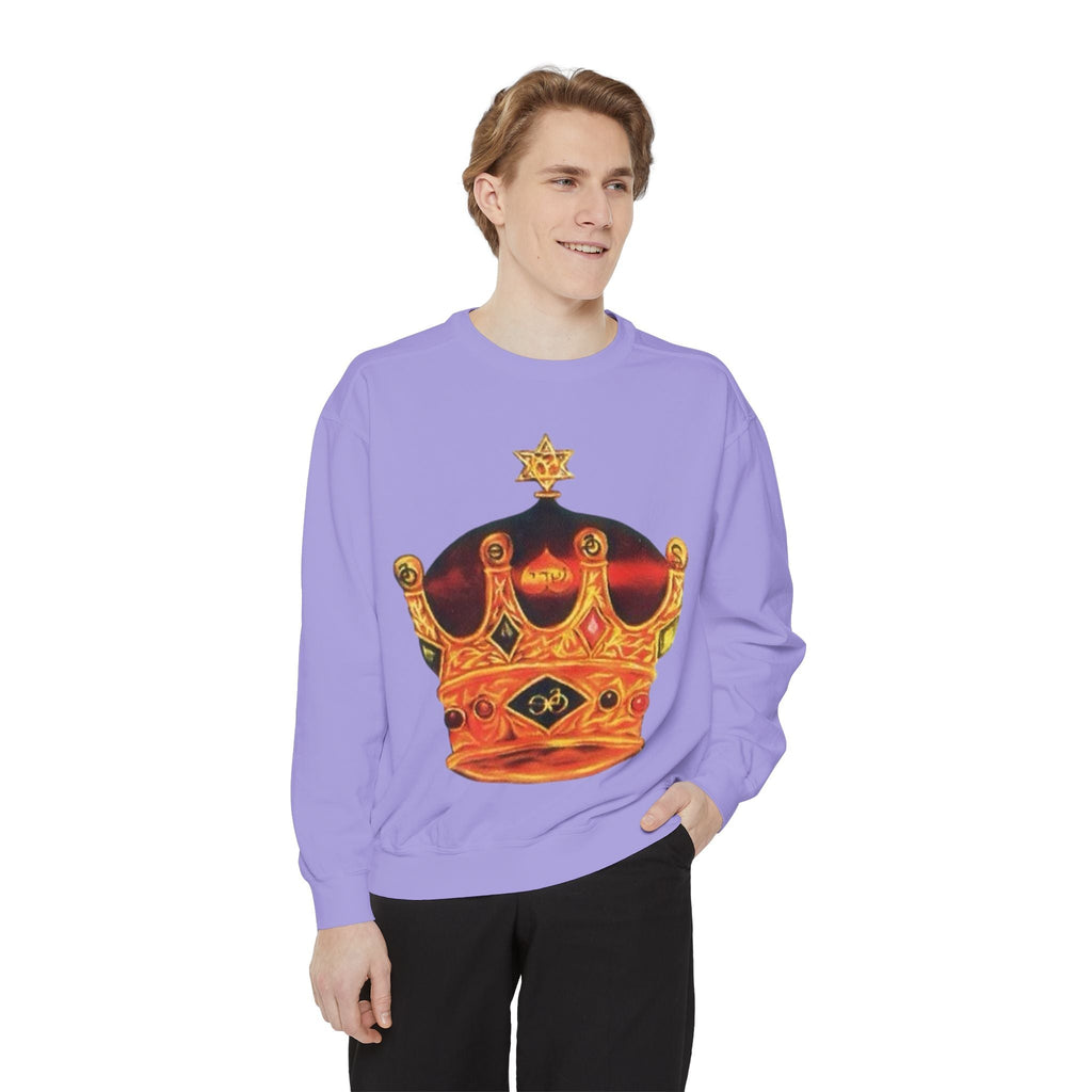 Crown Graphic Unisex Sweatshirt - Stylish & Comfortable Printify
