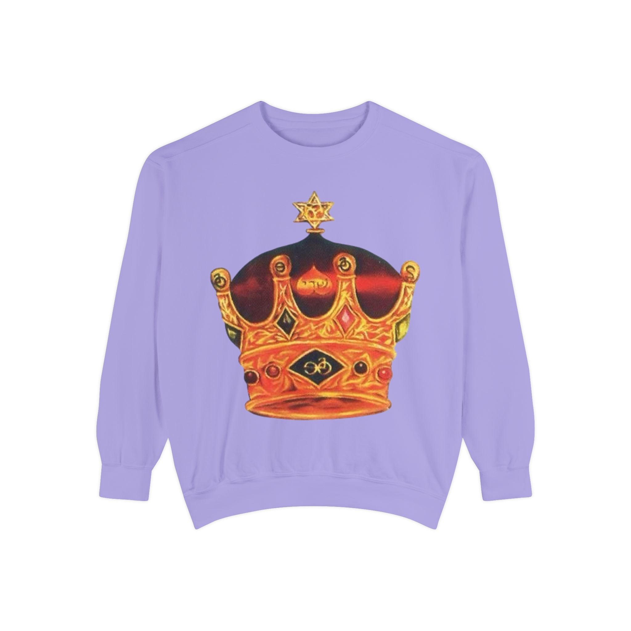 Crown Graphic Unisex Sweatshirt - Stylish & Comfortable Printify