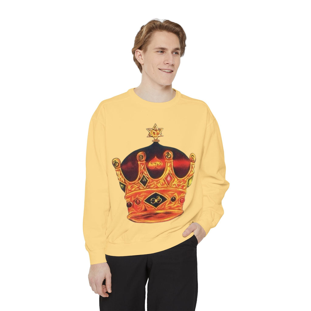 Crown Graphic Unisex Sweatshirt - Stylish & Comfortable Printify