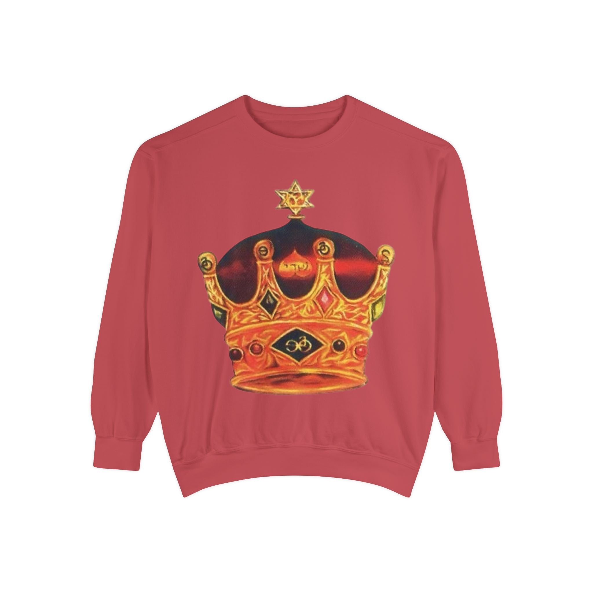 Crown Graphic Unisex Sweatshirt - Stylish & Comfortable Printify