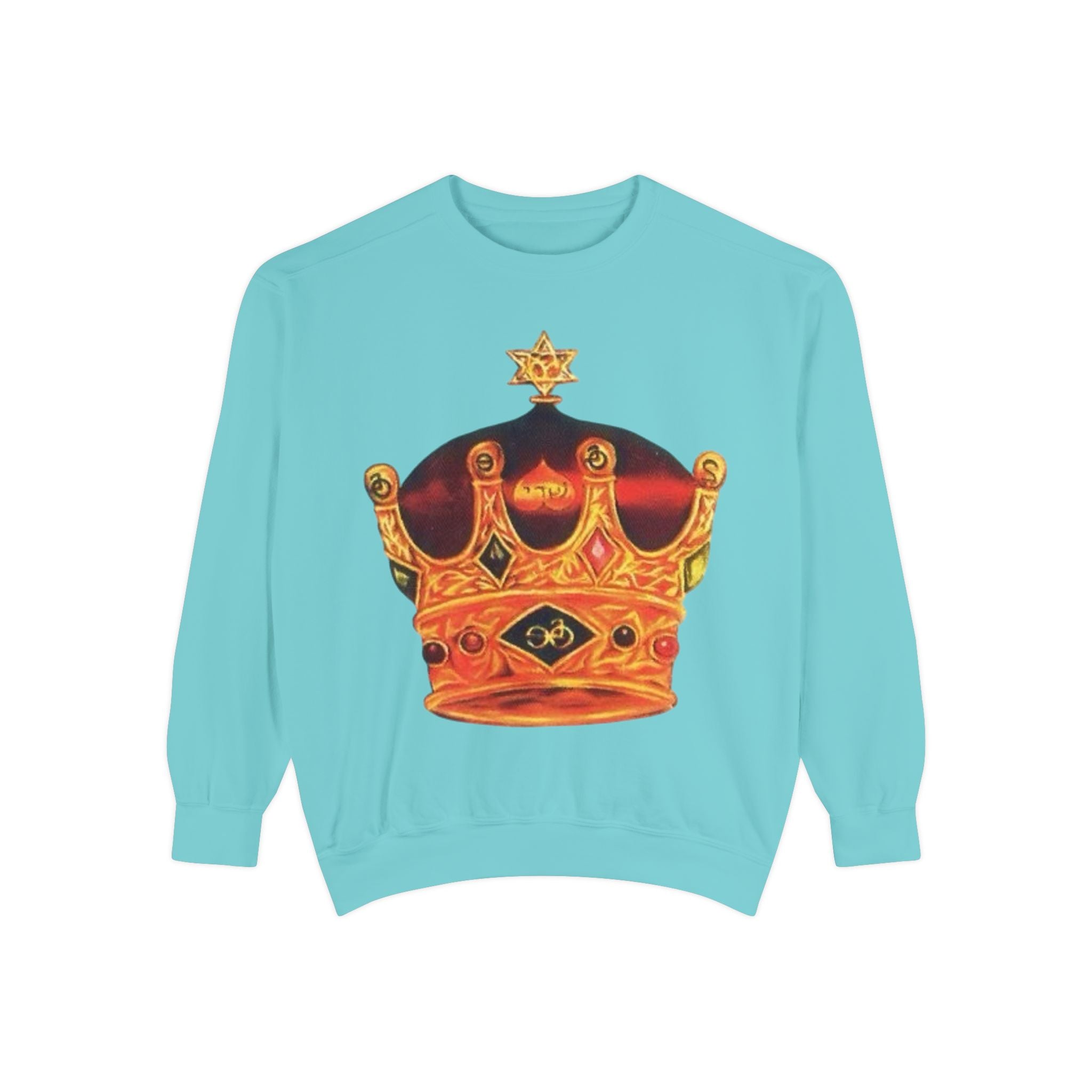 Crown Graphic Unisex Sweatshirt - Stylish & Comfortable Printify